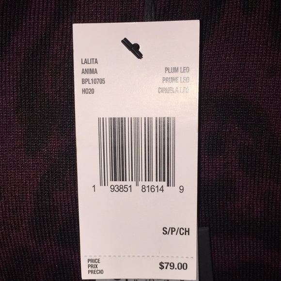 Buffalo David Bitton Ladies Lalita Plum Leo V-Neck Sweater Size Small NWT - Picture 5 of 15